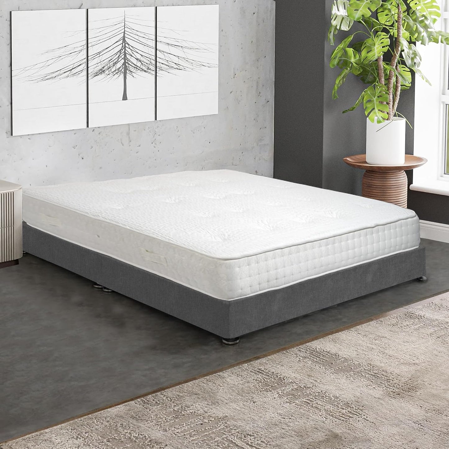 DIVAN  BED PANEL LINE HEADBOARD