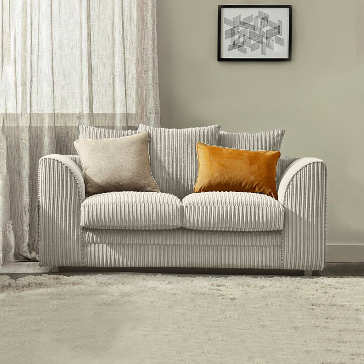 BYRON JUMBO 2 SEATER SOFA