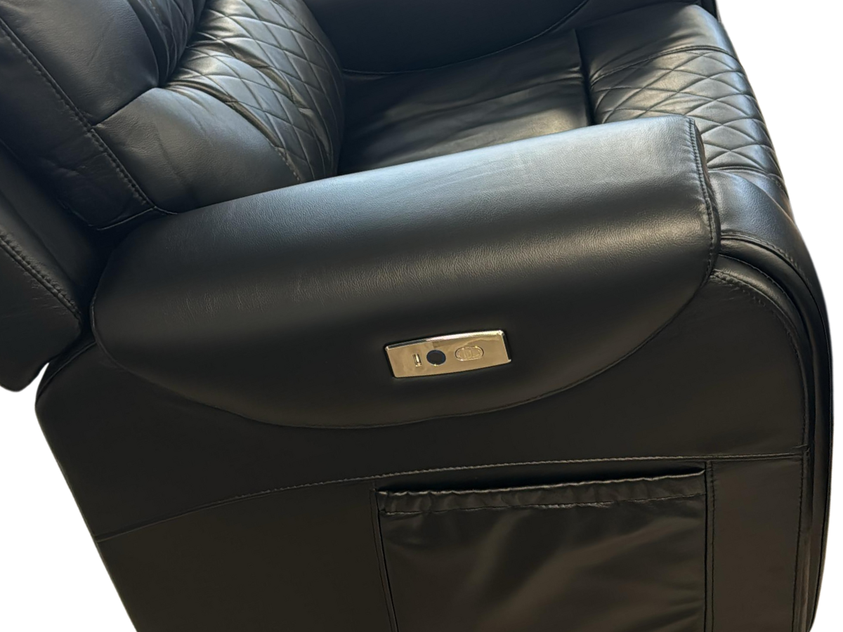 Forbes Electric Recliner Corner Leather Sofa