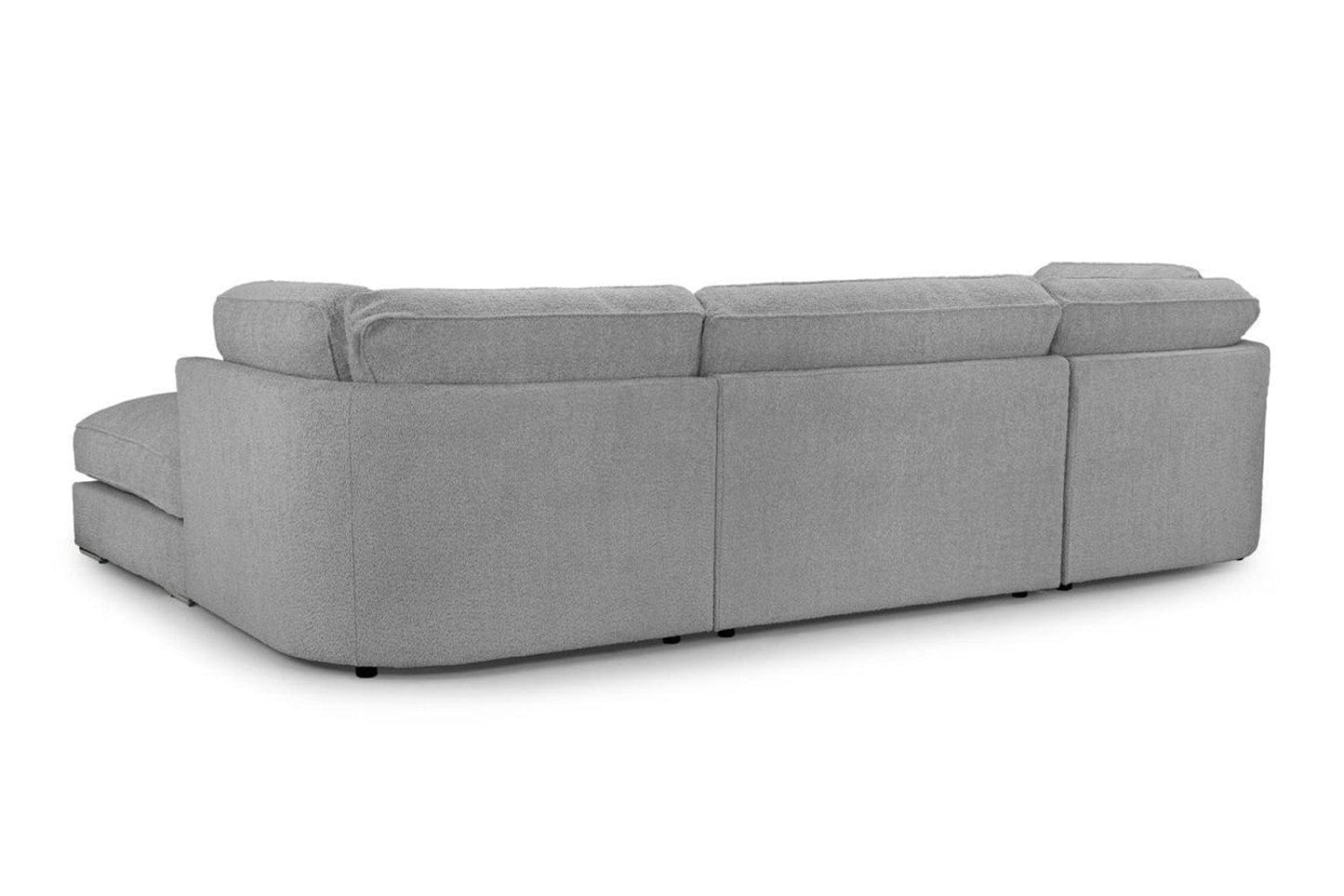 U-SHAPE BOUCLE/ TEDDY FABRIC SOFA