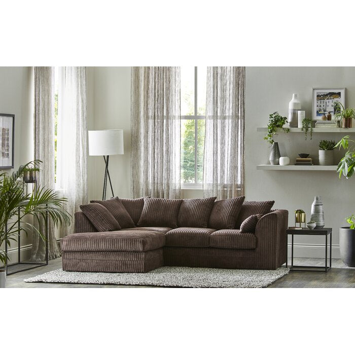 LUXURY JUMBO CORD CORNER SOFAS – ULTIMATE COMFORT, UNBEATABLE STYLE!