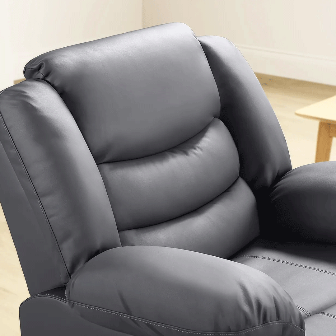 ROMA LEATHER RECLINER SOFA ARMCHAIR