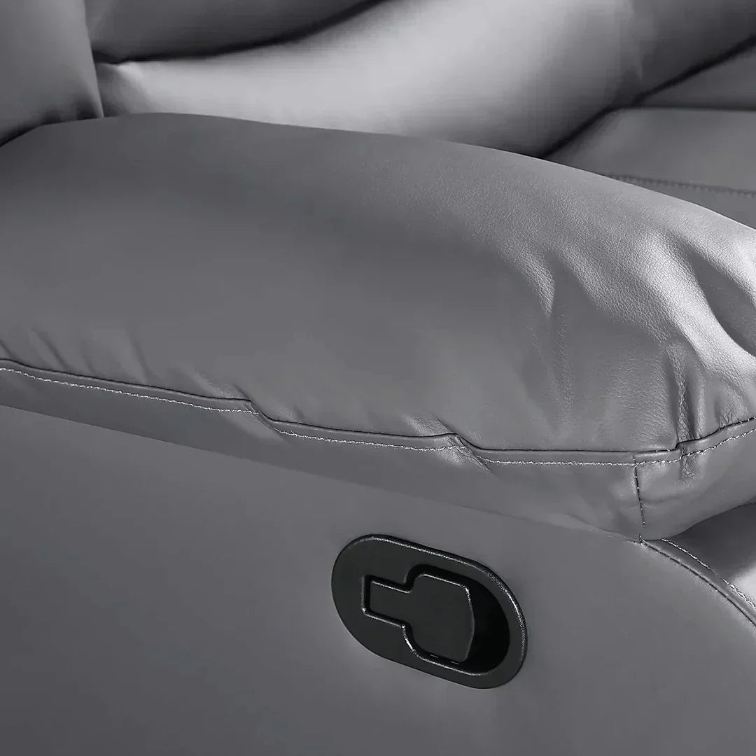 ROMA LEATHER RECLINER CORNER SOFA