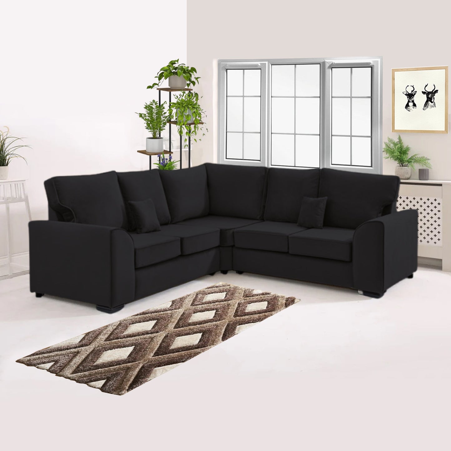 DYLAN DUAL ARM HIGH BACK 5 SEATER SOFA