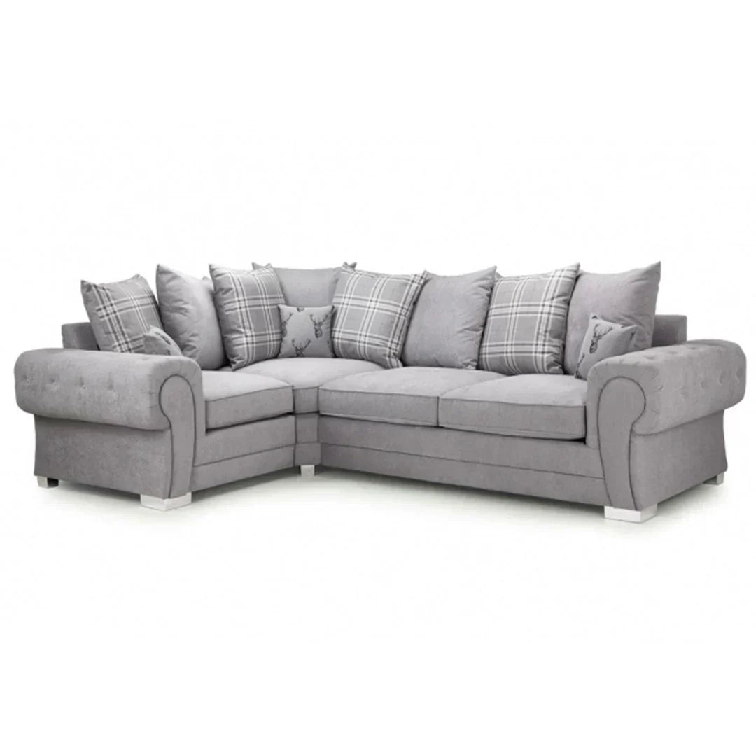 VERONA 4 SEATER CORNER SOFA BED LEFT/RIGHT HAND SIDE