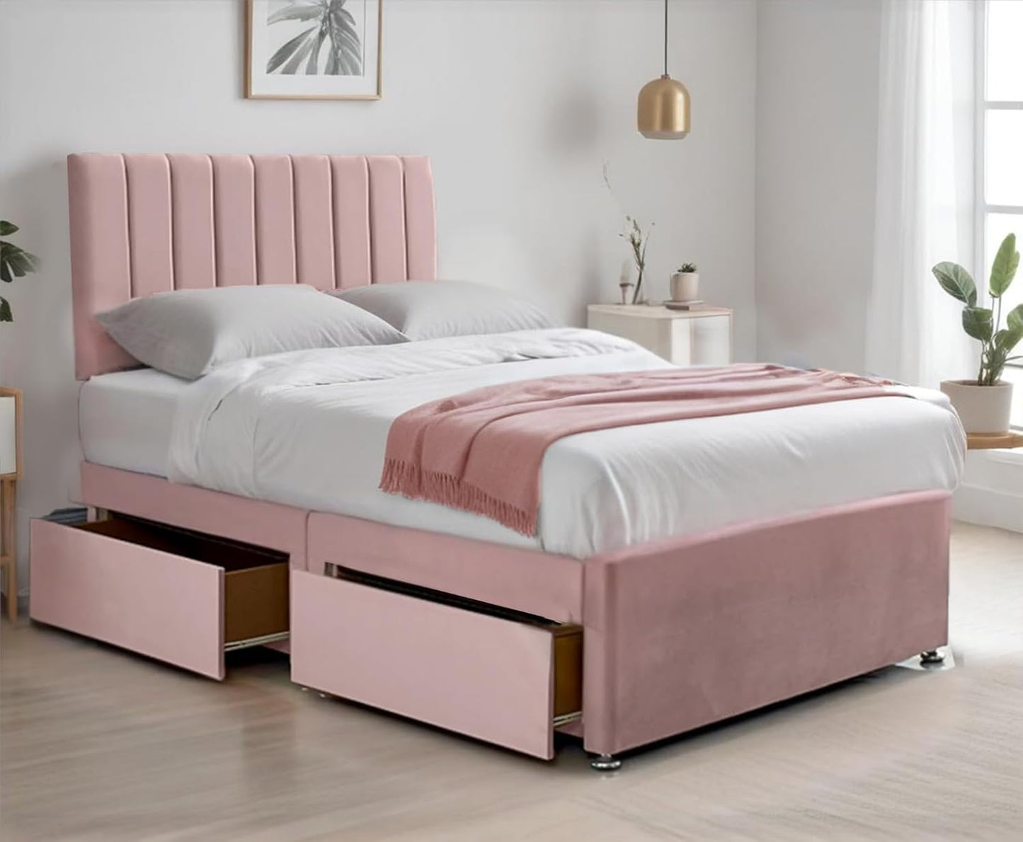 DIVAN  BED PANEL LINE HEADBOARD