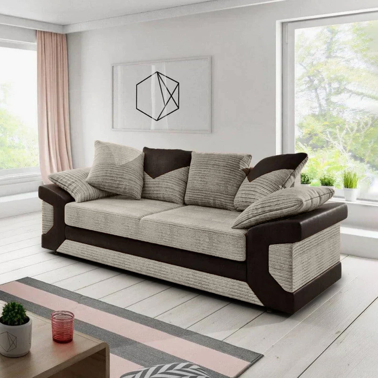 DINO JUMBO CORD 3 SEATER SOFA