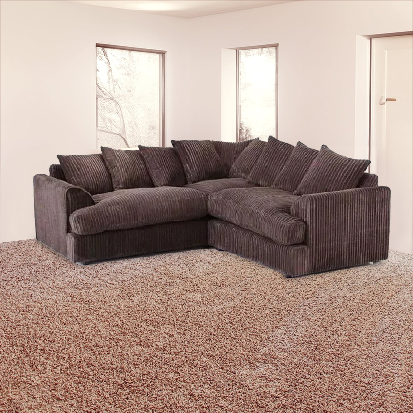 LIVERPOOL JUMBO 5 SEATER WIDE ARMRESTS SOFA