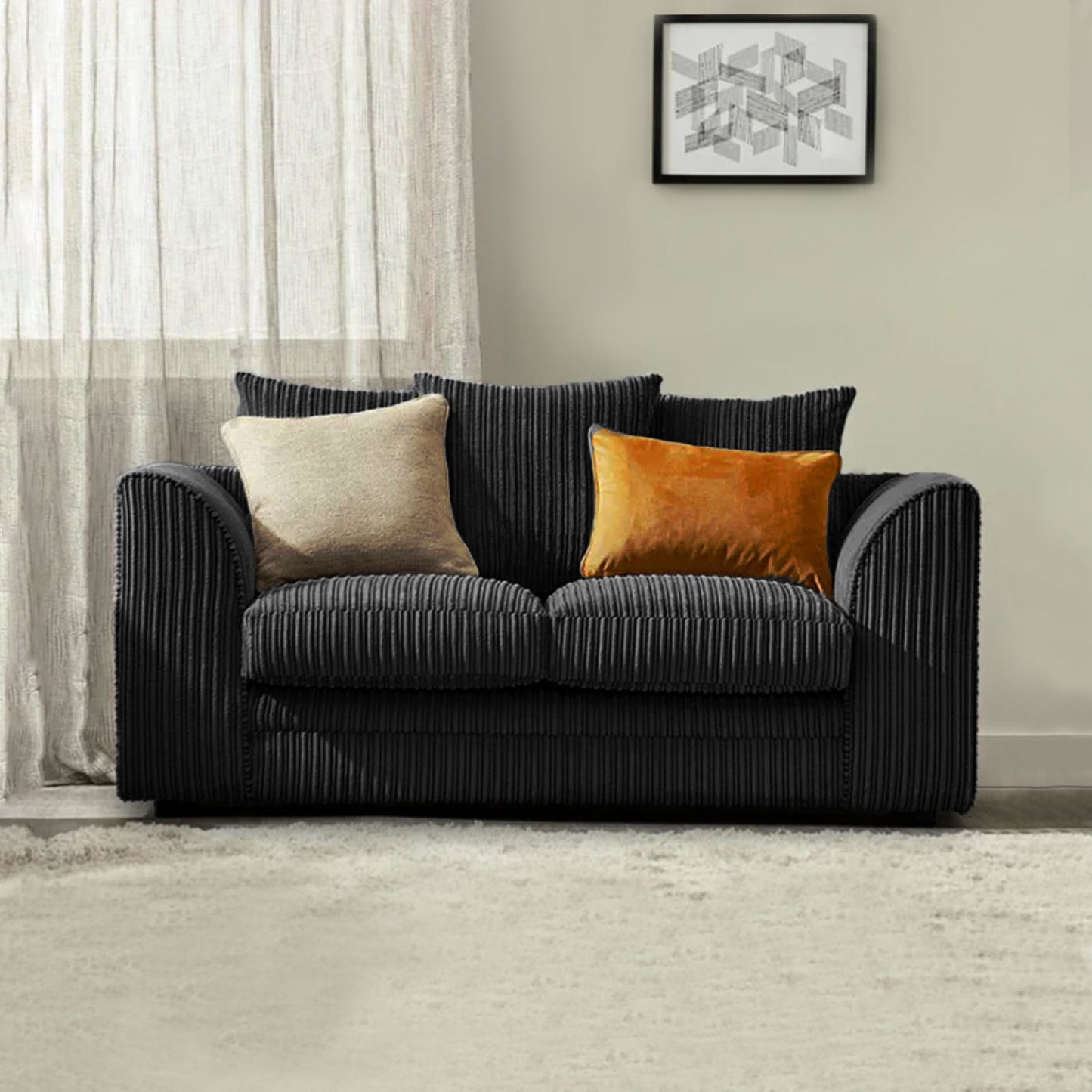 BYRON JUMBO 2 SEATER SOFA