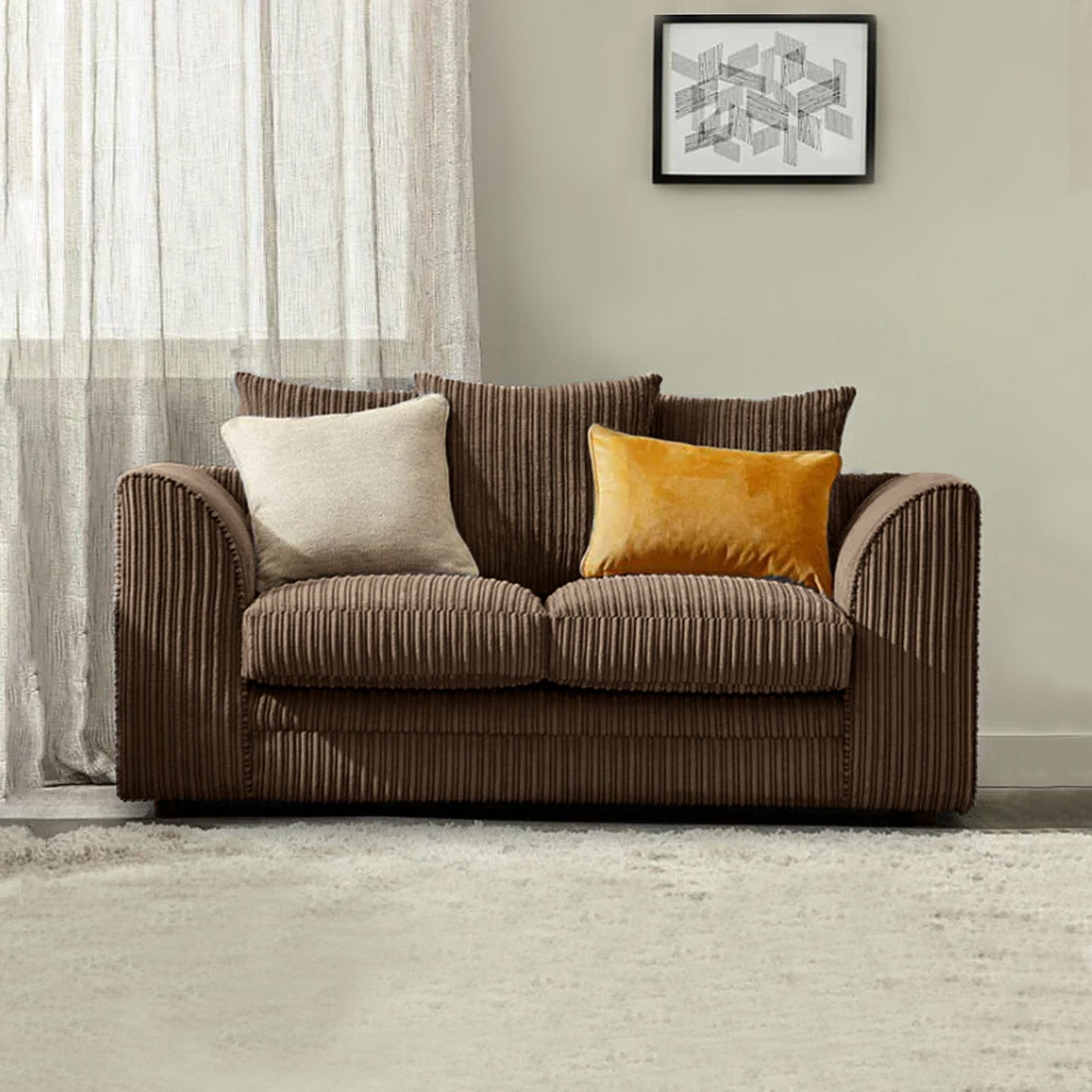 BYRON JUMBO 2 SEATER SOFA