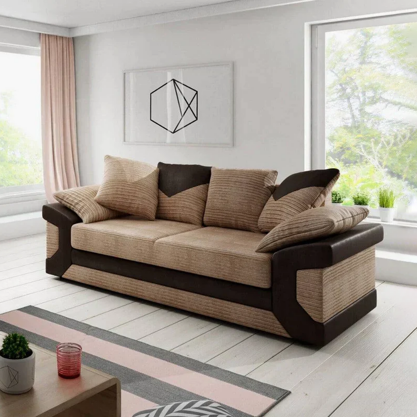 DINO JUMBO CORD 3 SEATER SOFA