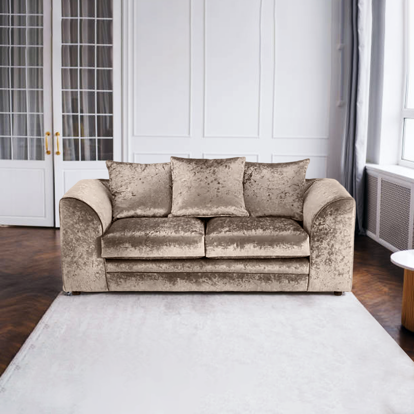 DYLAN CRUSH VELVET 2 SEATER SOFA