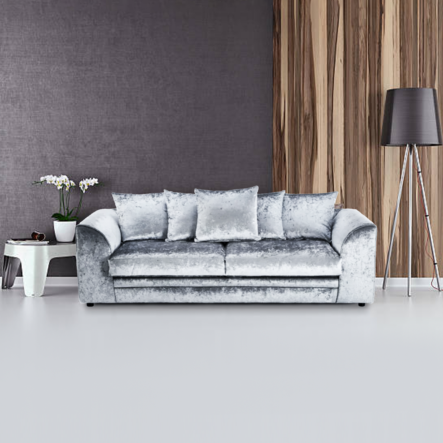 DYLAN CRUSH VELVET 3 SEATER SOFA