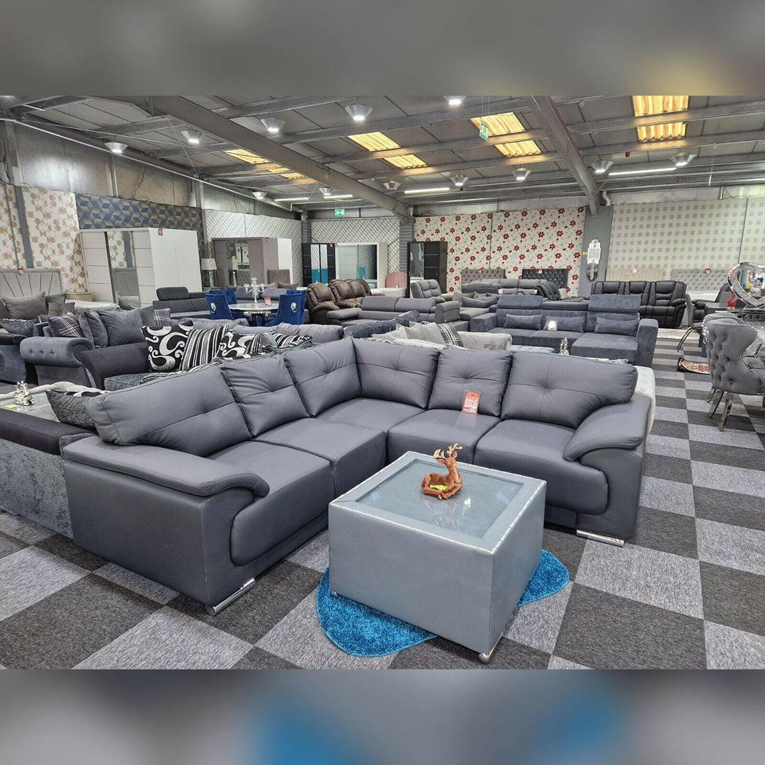 KANSAS CORNER SOFA GREY