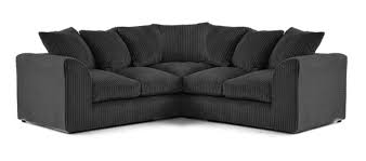 JUMBO CORD LARGE CORNER SOFA WITH DUAL ARMREST
